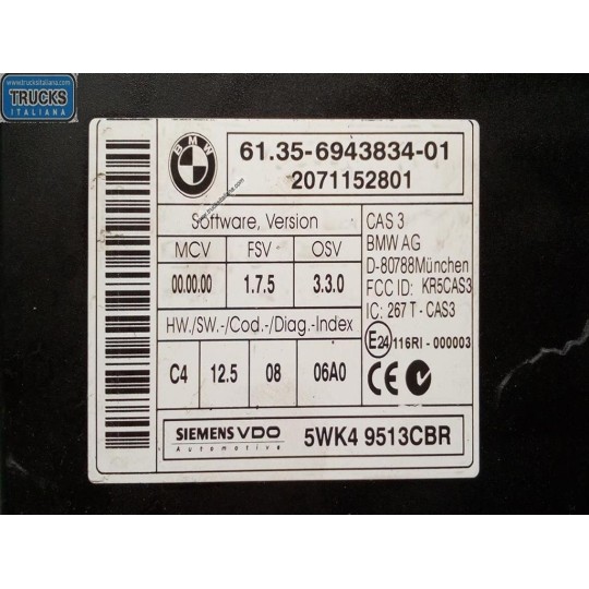 CENTRALINE VARIE BMW Serie 3 (E90/E91) 2005>2008 usato