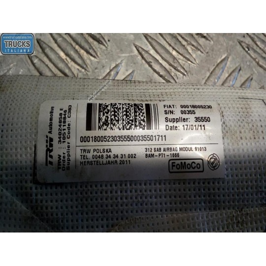 CURTAIN AIRBAG LEFT FORD Ka 2009> used