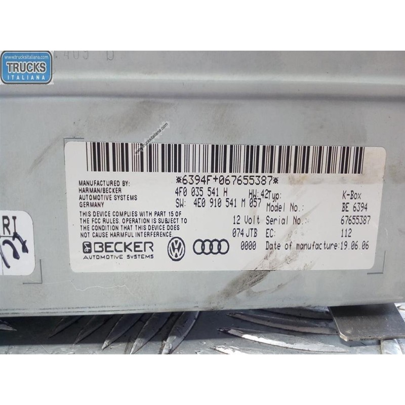 AUDI NAVIGATION AUDI A6 2004>2008 (C6) used