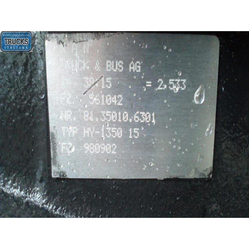 MAN ASSALE POSTERIORE MAN TGX euro 6 usato