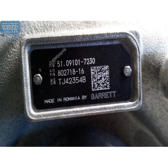 TURBINA MAN TGX euro 6 usato