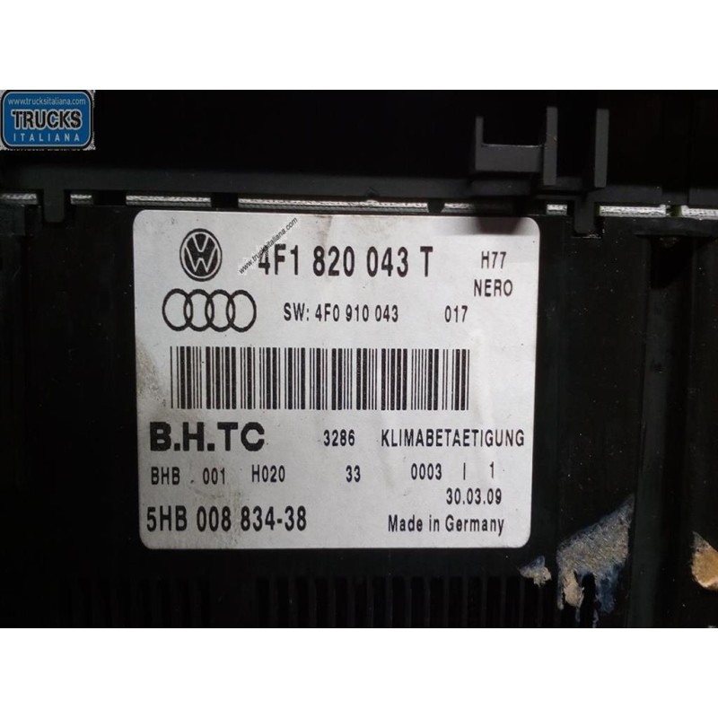 AUDI AC CONTROL UNIT AUDI A6 2008>2012 (C6) used