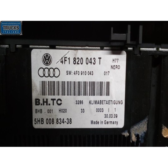 AC CONTROL UNIT AUDI A6 2008>2012 (C6) used