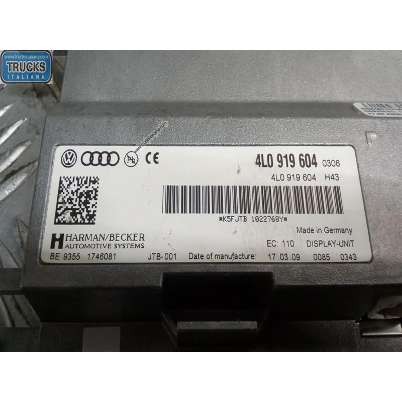 AUDI DISPLAY VARI AUDI A6 2008>2012 (C6) usato