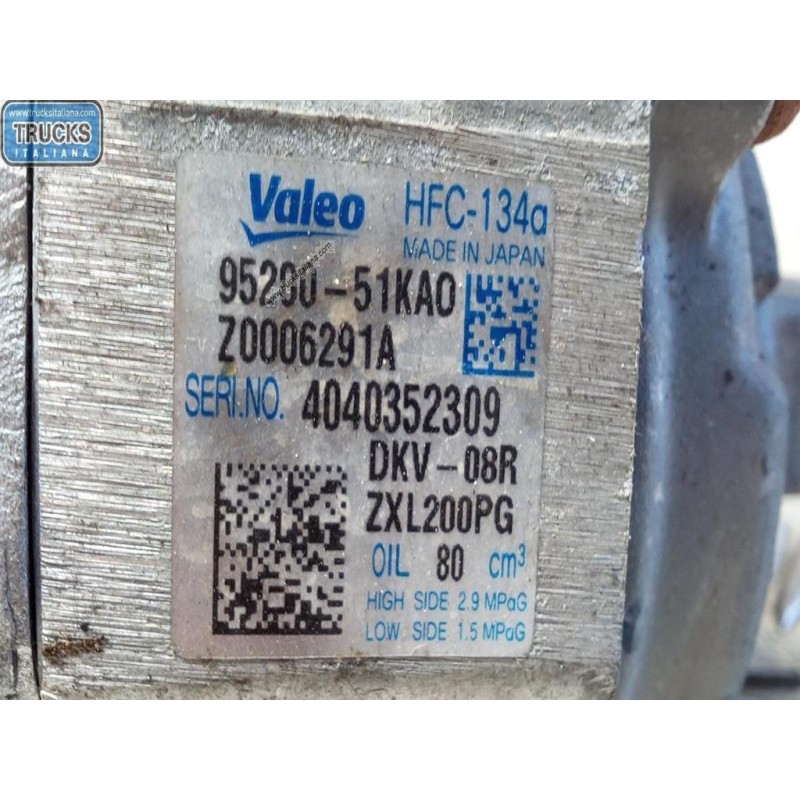 OPEL AIR CONDITIONER COMPRESSOR OPEL Agila B 2008>2015 used