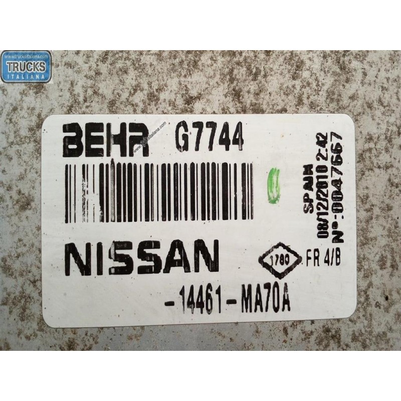 NISSAN truck RADIATORE INTERCOOLERS NISSAN truck Cabstar 2006> usato