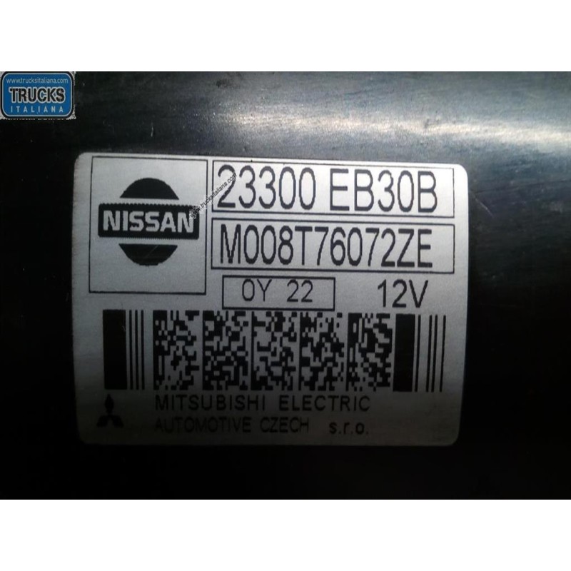 NISSAN truck MOTORINO AVVIAMENTO NISSAN truck Cabstar 2006> usato