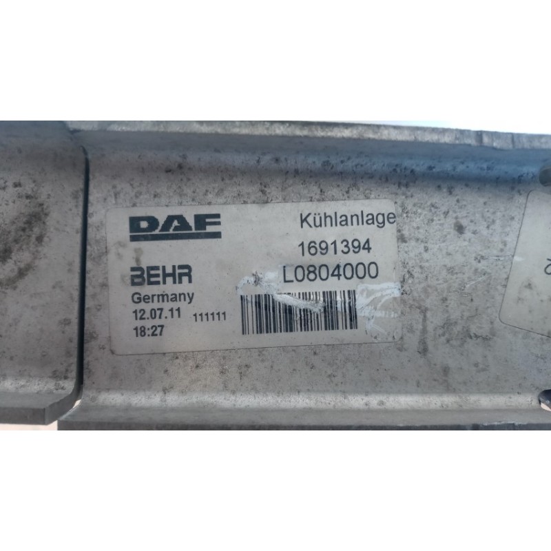 DAF INTERCOOLERS HEAT RADIATOR  DAF XF105 used