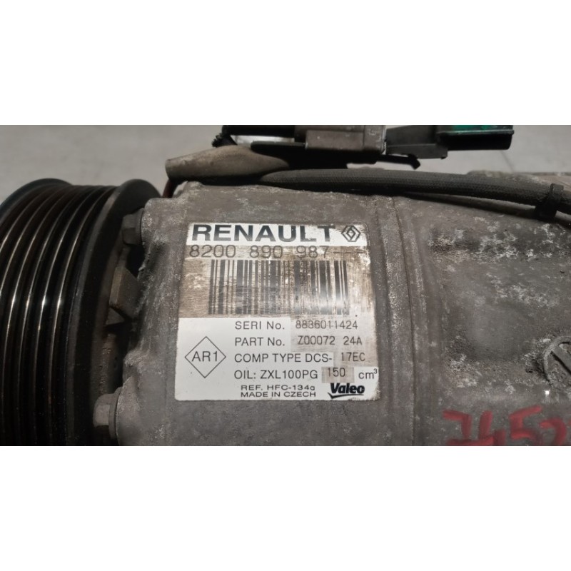 RENAULT AIR CONDITIONER COMPRESSOR RENAULT Laguna 2008> used