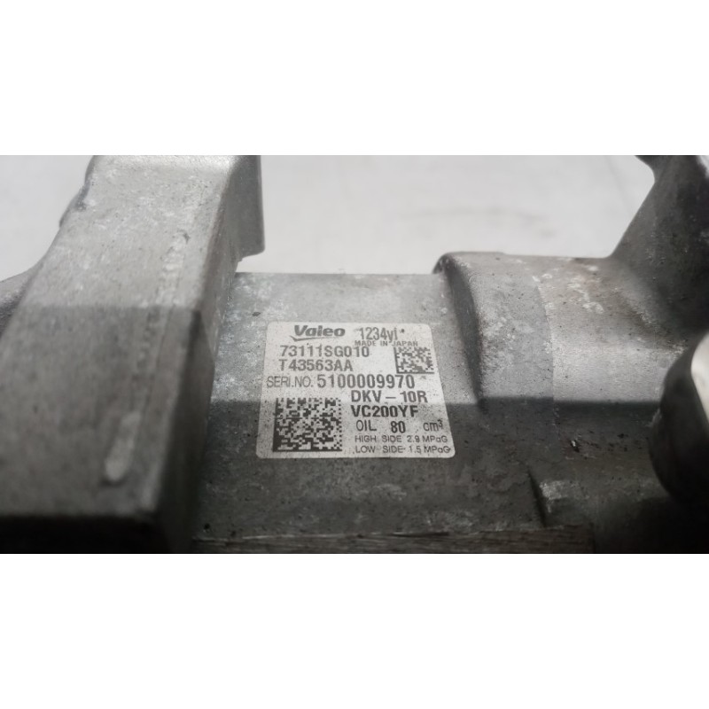 SUBARU COMPRESSORE ARIA CONDIZIONATA SUBARU XV 2016>2018 usato