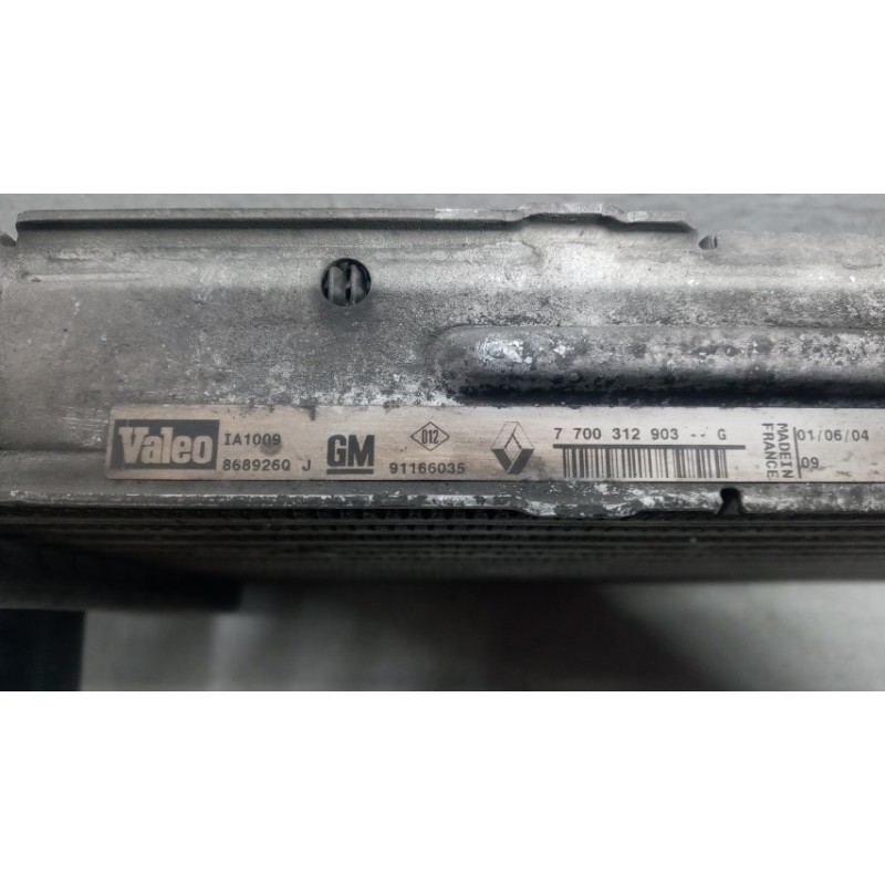 RENAULT van INTERCOOLERS HEAT RADIATOR  RENAULT van Trafic 2001>2007 used