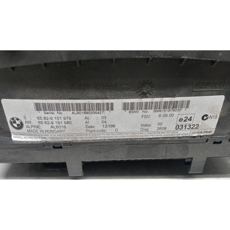 BMW VARIOUS DISPLAY  BMW Serie 3 (E90/E91) 2005>2008 used