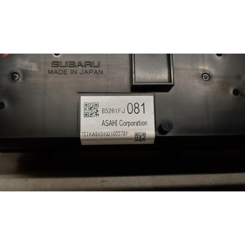 SUBARU VARIOUS DISPLAY  SUBARU XV 2016>2018 used