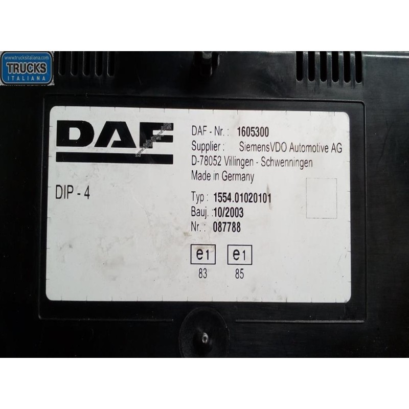 DAF QUADRO STRUMENTI DAF XF95 usato