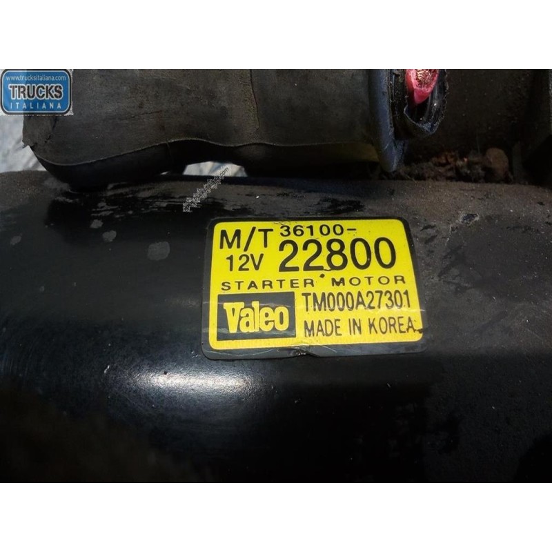 HYUNDAI STARTER MOTOR HYUNDAI Matrix 2001> used