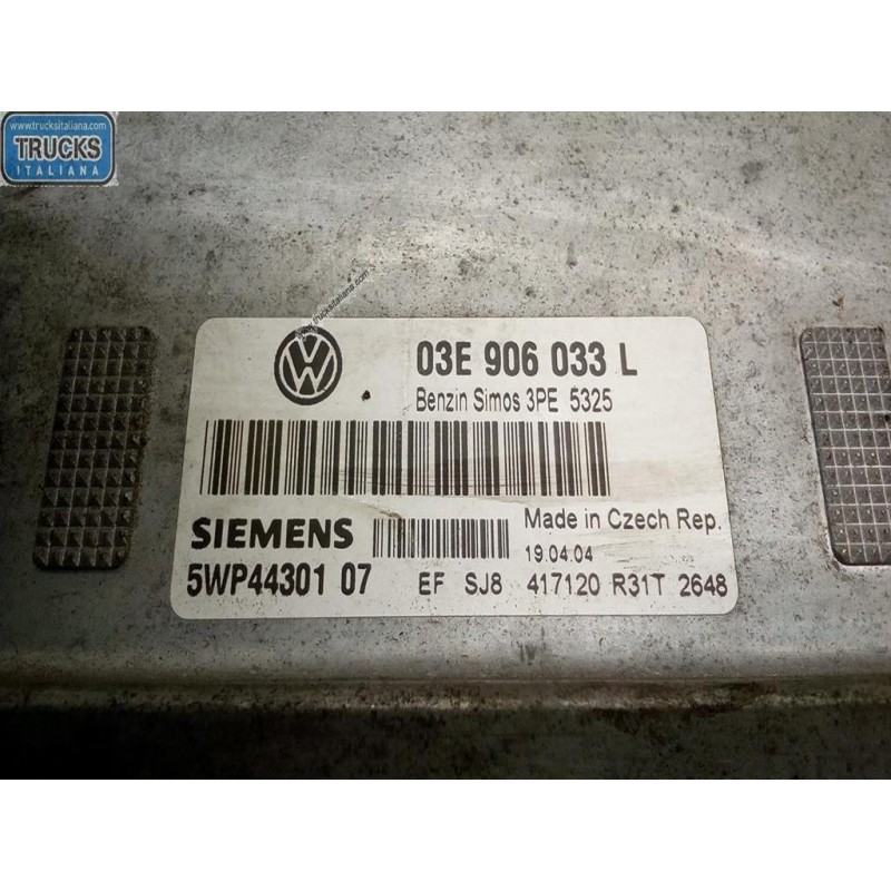 VOLKSWAGEN ENGINE UNIT VOLKSWAGEN Polo 2001>2005 used