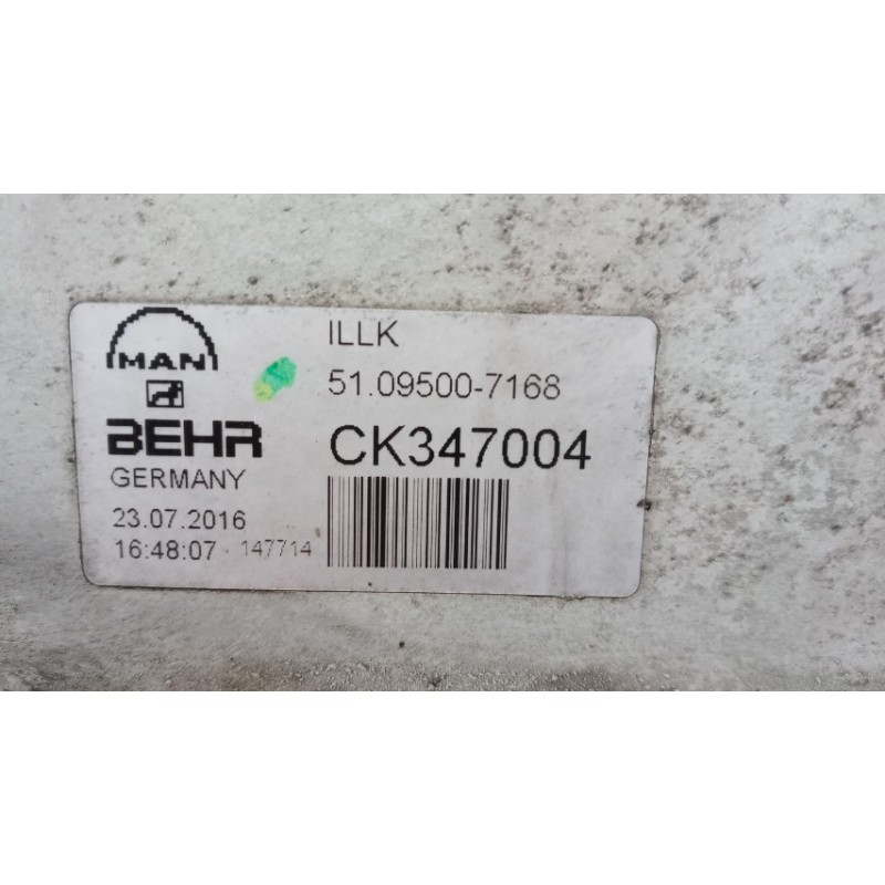 MAN HEAT EXCHANGER  MAN TGS used