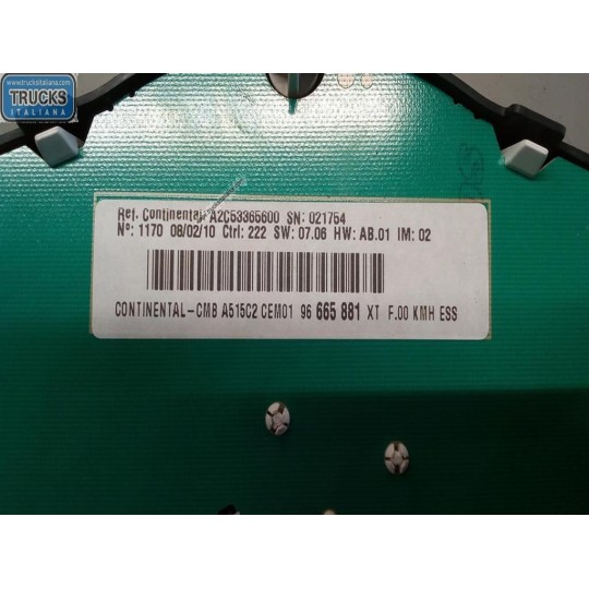 QUADRO STRUMENTI CITROEN C3 2009>2013 usato