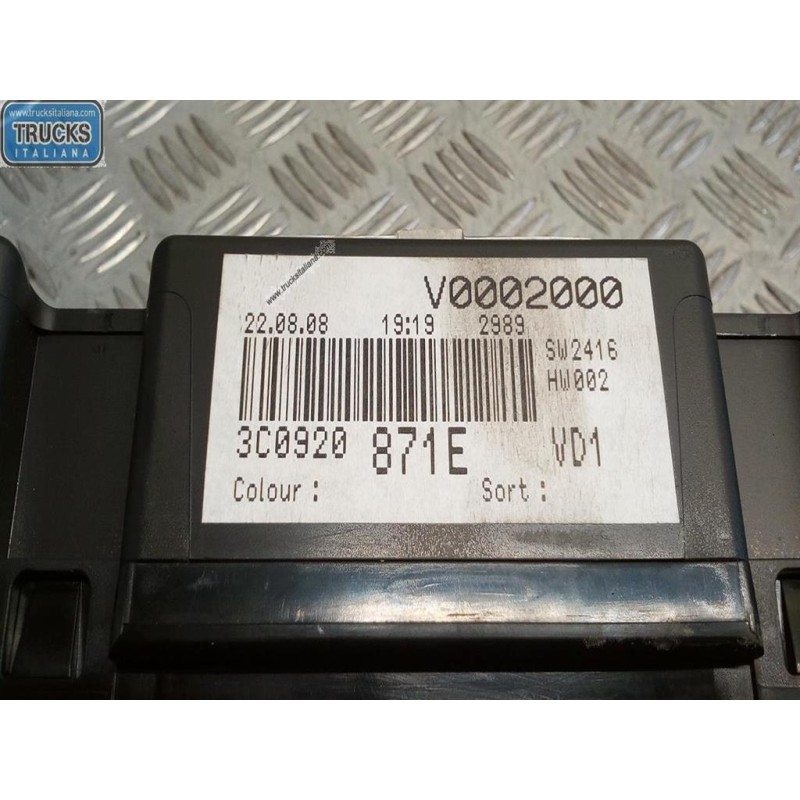 VOLKSWAGEN INSTRUMENT PANEL VOLKSWAGEN Passat 2005>2010 used