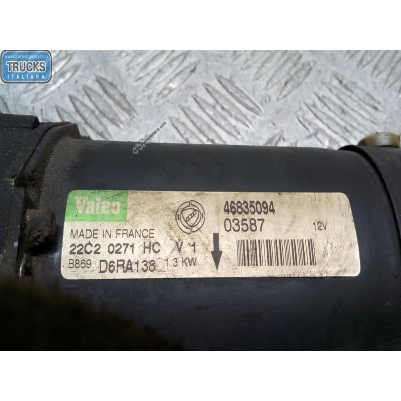 FIAT STARTER MOTOR FIAT Stilo 2001>2003 used