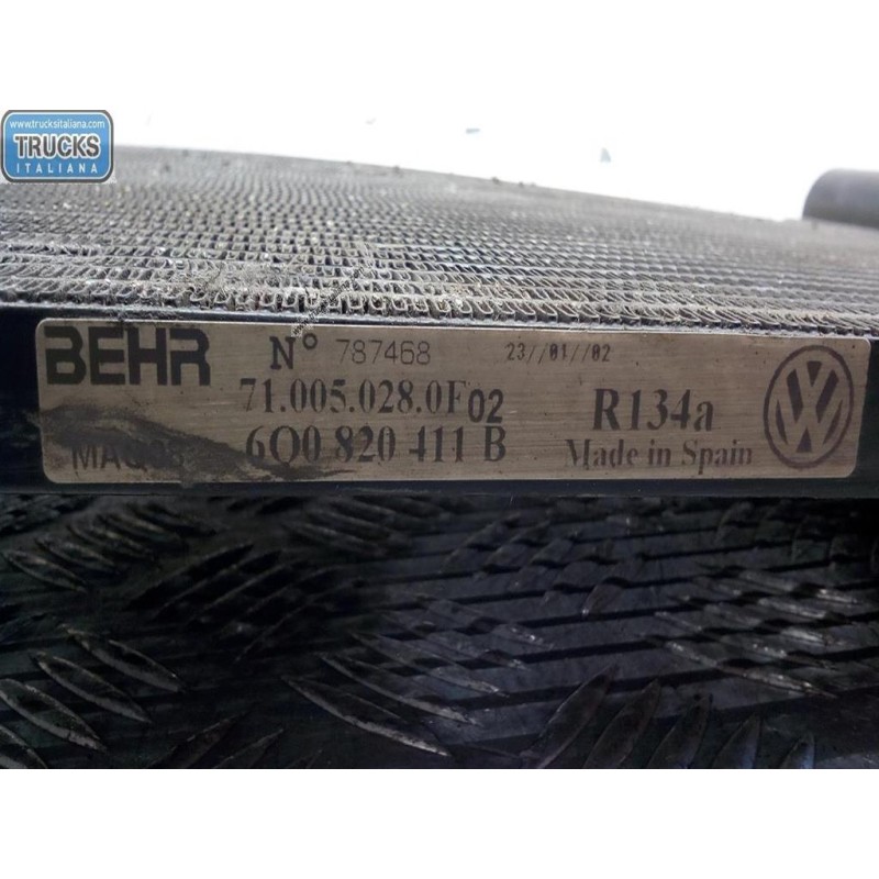VOLKSWAGEN AIR CONDITIONER HEAT RADIATOR  VOLKSWAGEN Polo 2001>2005 used