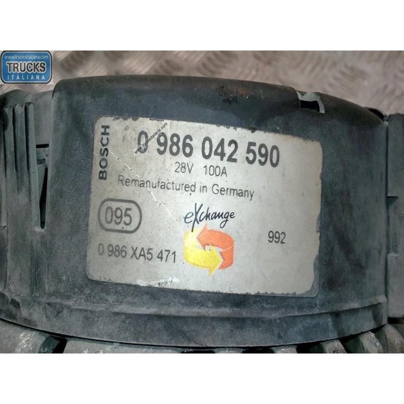 MAN ALTERNATORE MAN TG-A 2000>2007 usato