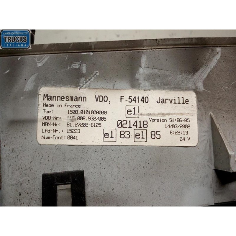 MAN INSTRUMENT PANEL MAN TG-A 2000>2007 used