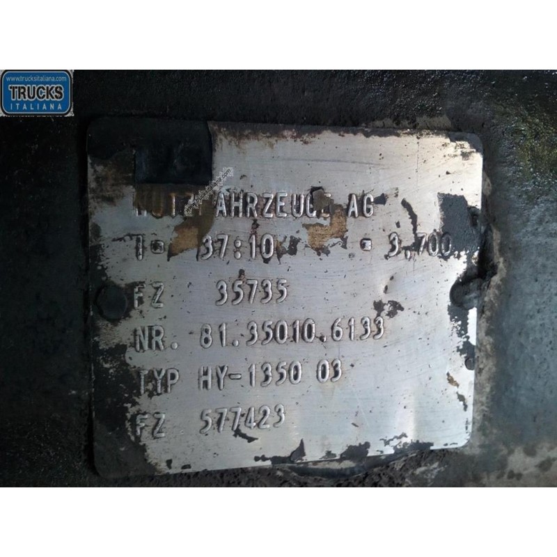 MAN GRUPPO DIFFERENZIALE POSTERIORE MAN TG-A 2000>2007 usato