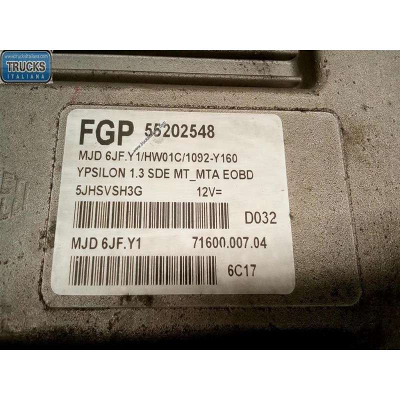 LANCIA ENGINE UNIT LANCIA Ypsilon 2006>2011 used