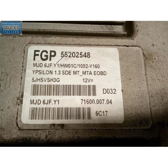 ENGINE UNIT LANCIA Ypsilon 2006>2011 used