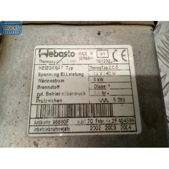 WEBASTO LANCIA Phedra 2002>2010 used