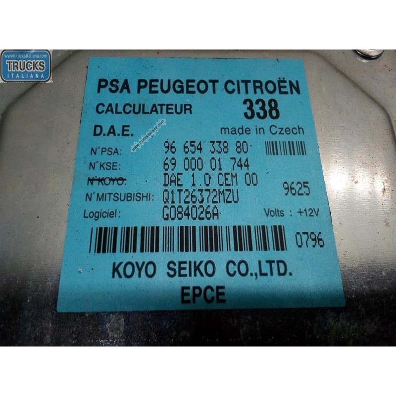 CITROEN VARIOUS CONTROL UNITS  CITROEN C3 2005>2009 used