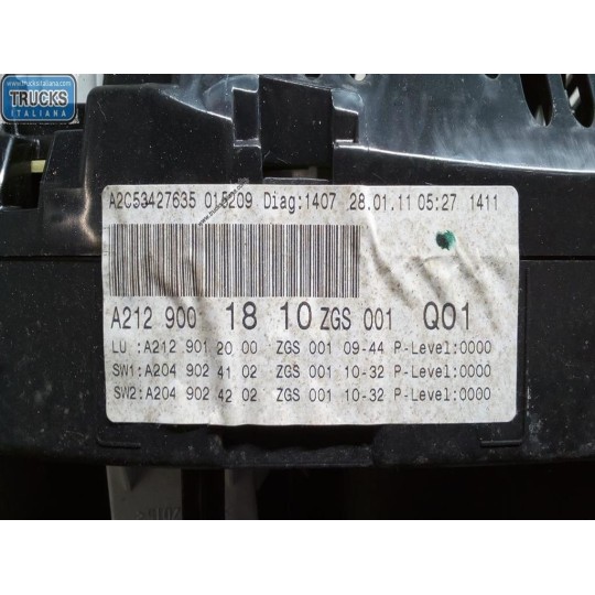 INSTRUMENT PANEL MERCEDES-BENZ Classe E (W/S212) 2009>2012 used