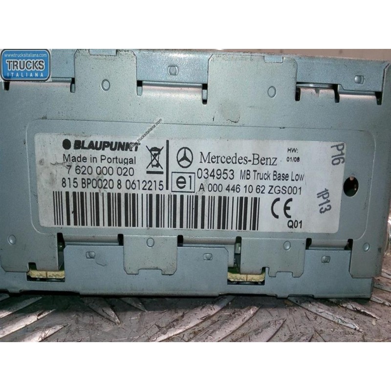 MERCEDES-BENZ truck CAR RADIO MERCEDES-BENZ truck Actros euro 5 2008>2013 used