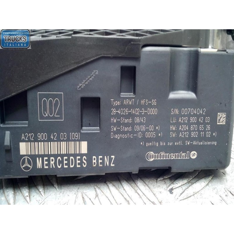 MERCEDES-BENZ ALZA PORTELLONE ELETTRICO MERCEDES-BENZ Classe E (W/S212) 2009>2012 used