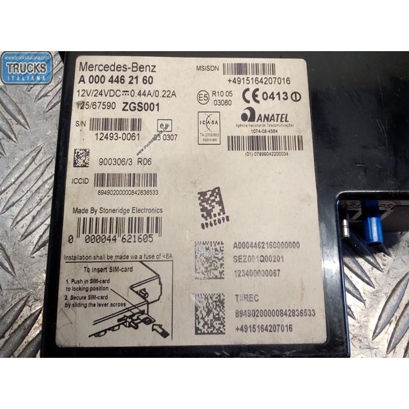 MERCEDES-BENZ truck CENTRALINE VARIE MERCEDES-BENZ truck Actros euro 5 2008>2013 usato