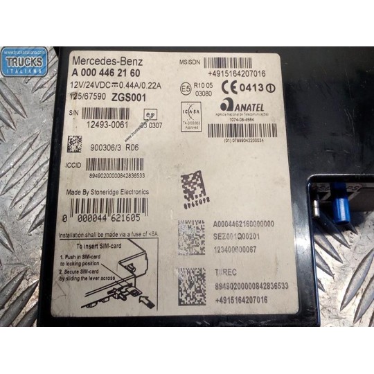 CENTRALINE VARIE MERCEDES-BENZ truck Actros euro 5 2008>2013 usato