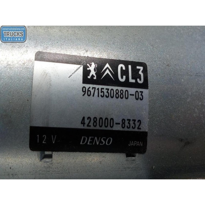 CITROEN STARTER MOTOR CITROEN C3 2016>2020 used