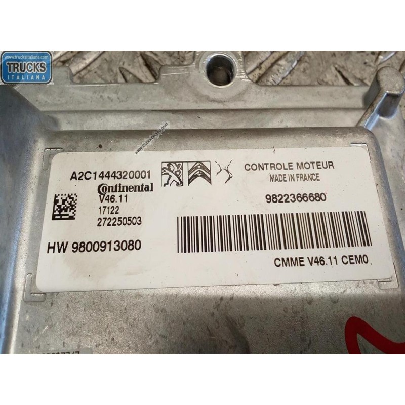 CITROEN ENGINE UNIT CITROEN C3 2016>2020 used