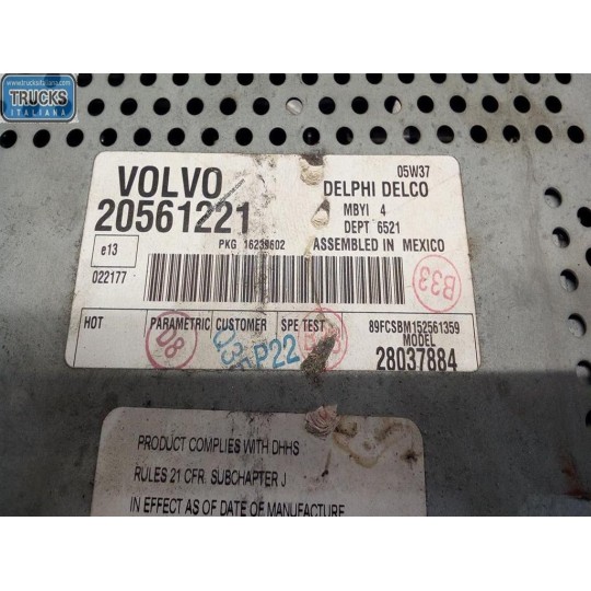 CAR RADIO VOLVO truck FH12 II 2002>2008 used