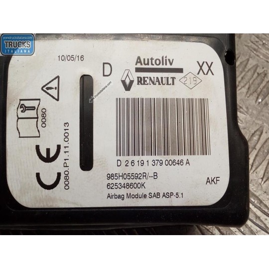 CURTAIN AIRBAG RIGHT  RENAULT Clio 2012>2016 used