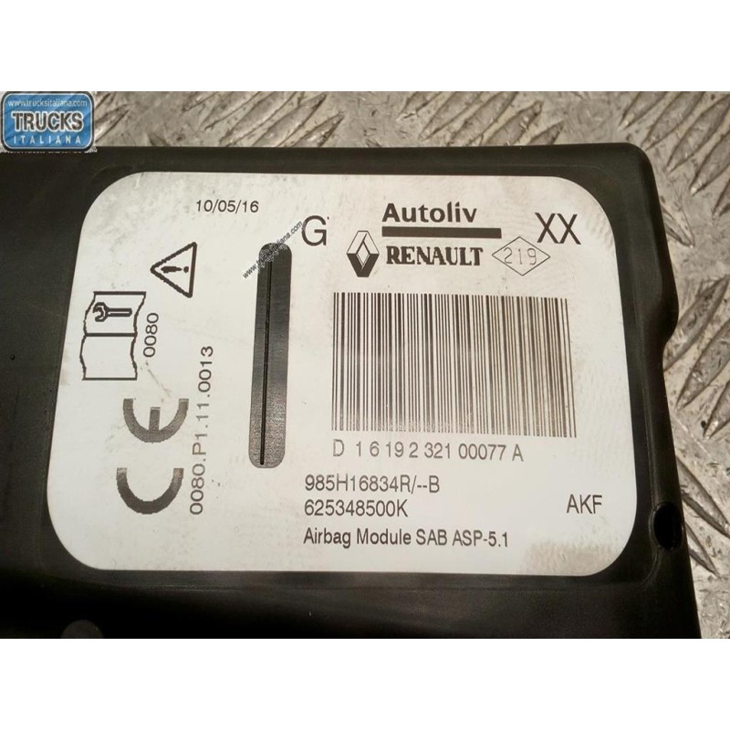 RENAULT CURTAIN AIRBAG LEFT RENAULT Clio 2012>2016 used