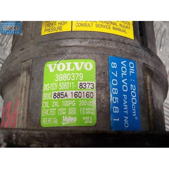 AIR CONDITIONER COMPRESSOR VOLVO truck FM 7 used