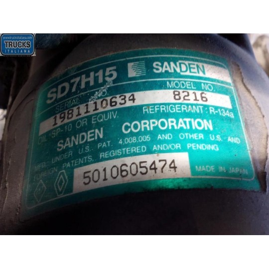 AIR CONDITIONER COMPRESSOR RENAULT truck Midlum used