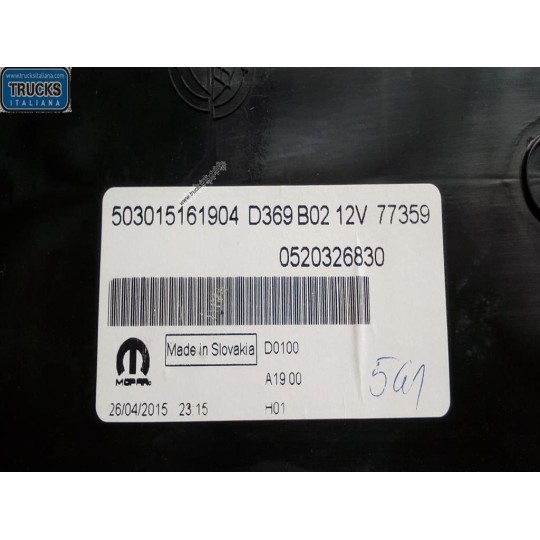 QUADRO STRUMENTI FIAT Doblo' 2015> usato