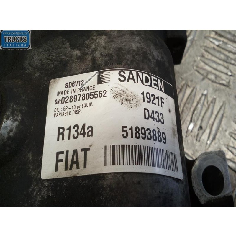 FIAT AIR CONDITIONER COMPRESSOR FIAT Doblo' 2015> used