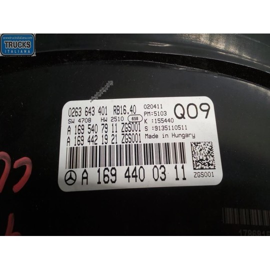 INSTRUMENT PANEL MERCEDES-BENZ Classe B (W245) 2008>2011 used