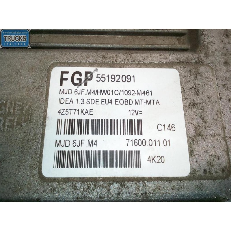 LANCIA ENGINE UNIT LANCIA Musa 2004>2007 used