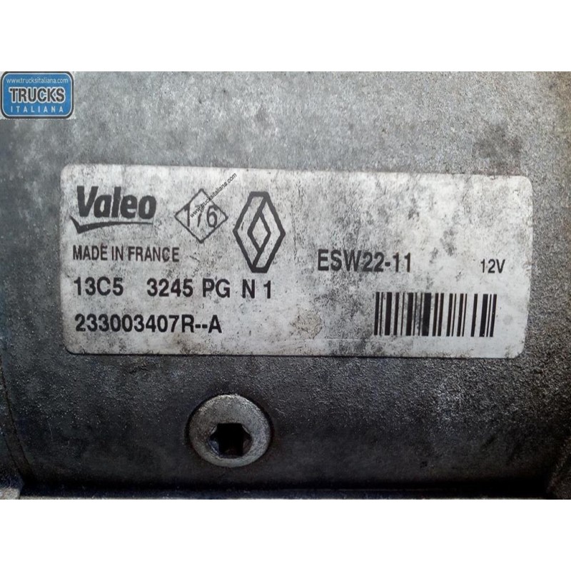 RENAULT van STARTER MOTOR RENAULT van Master 2014>2019 used