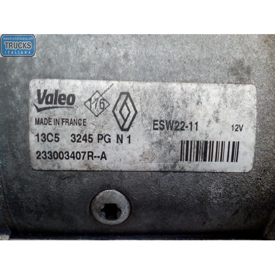 STARTER MOTOR RENAULT van Master 2014>2019 used
